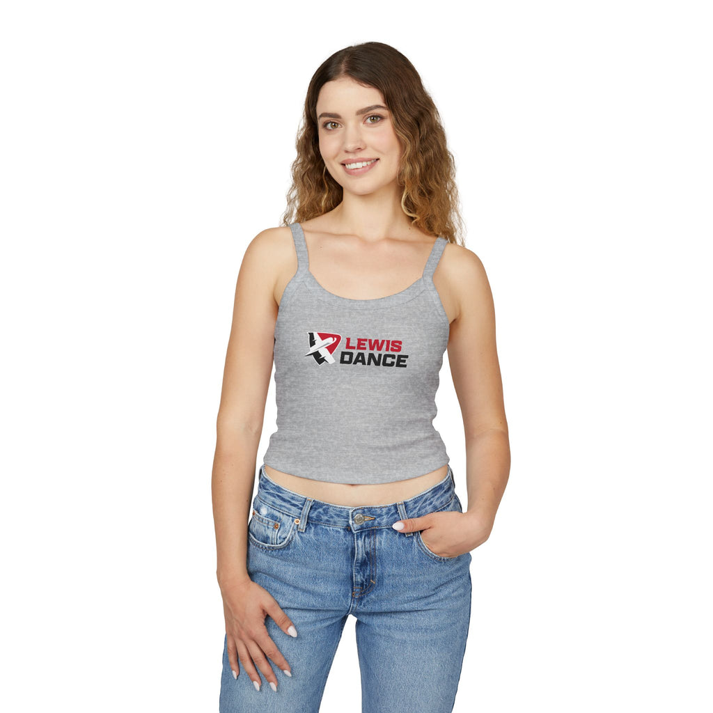 Lewis Dance Women's Cropped Spaghetti Strap Tank — Performance Practice Top