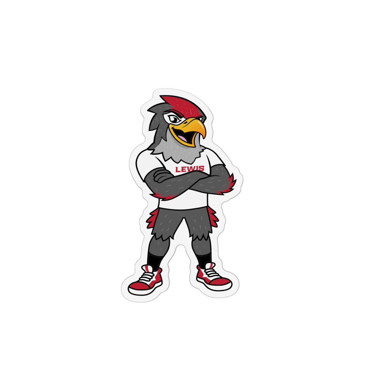 Personalized Lewis School Eagle Refrigerator Magnet