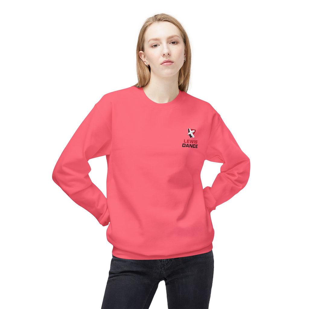 Lewis University Flyerettes Crewneck Sweatshirt — Women's Collegiate Dance Team Pullover