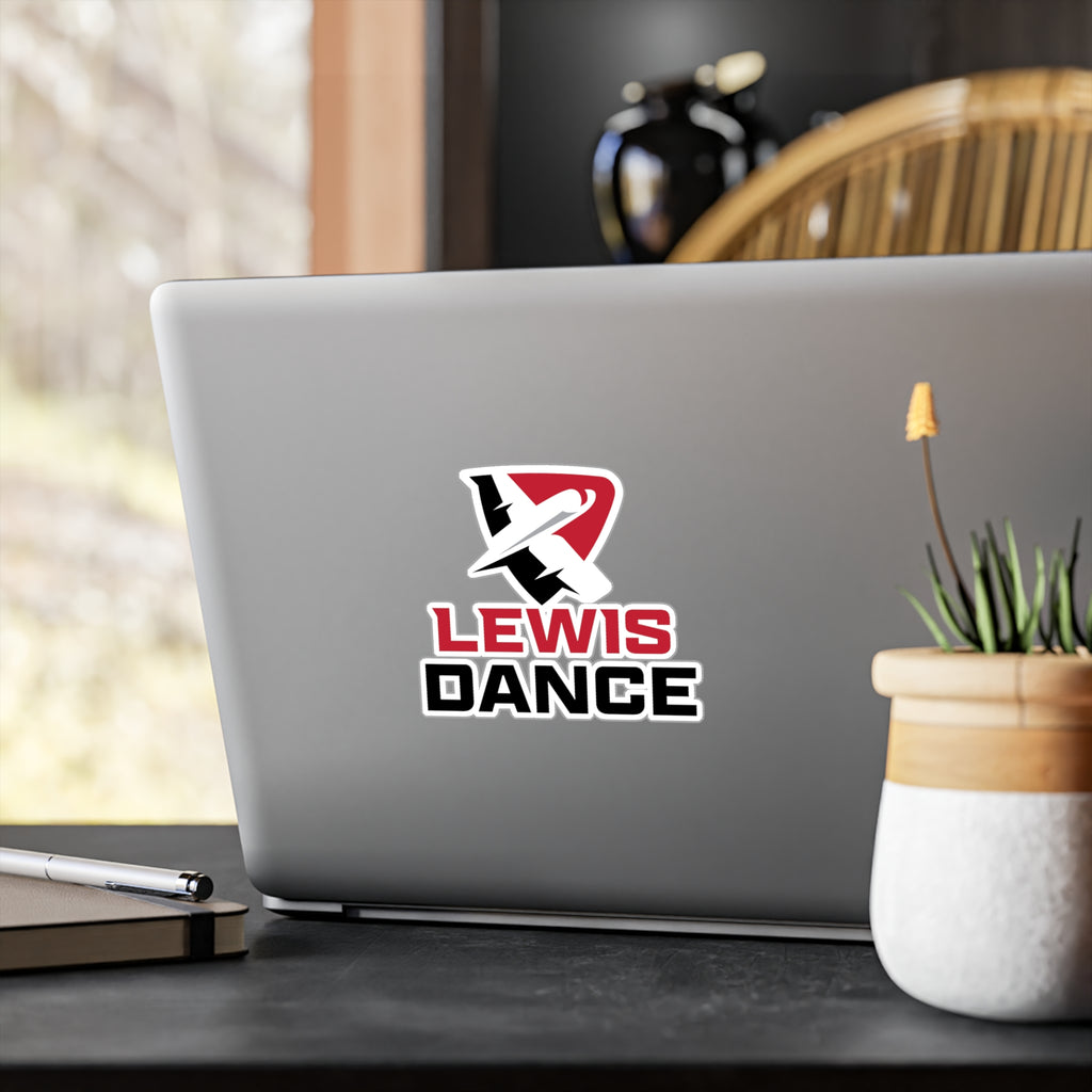 Lewis Dance Logo Sticker | Kiss-Cut Vinyl Decal
