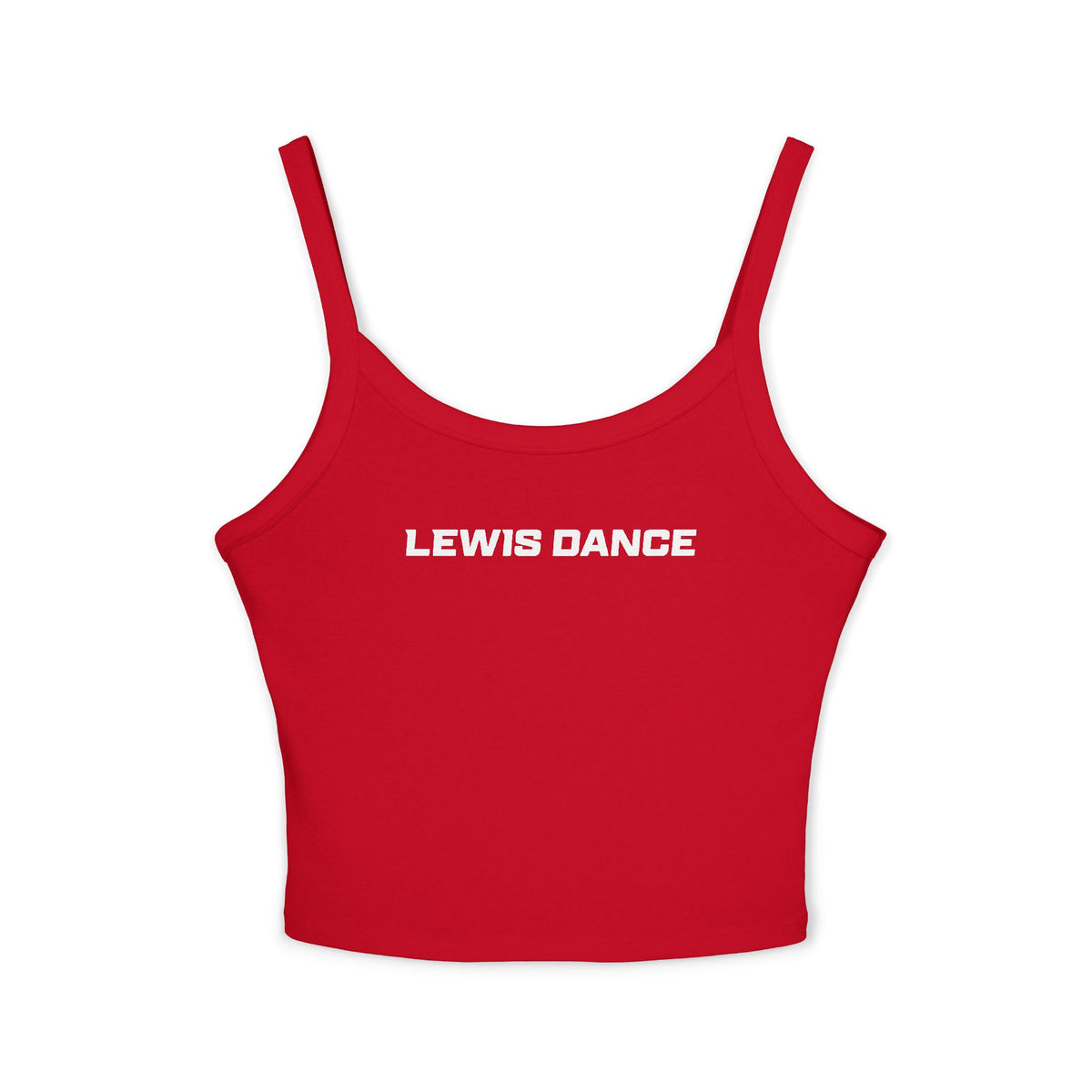 Lewis Dance Women's Cropped Spaghetti Strap Tank — Performance Practice Top