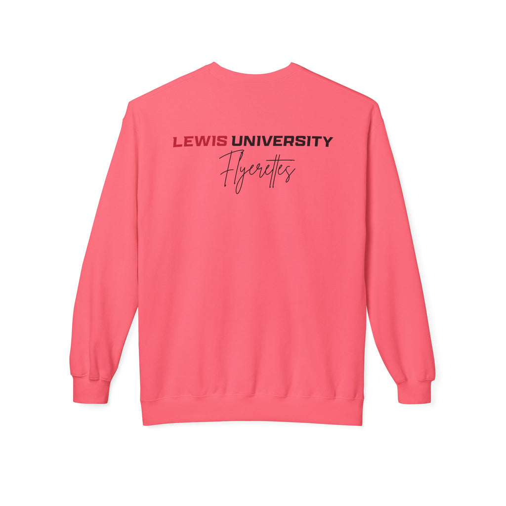 Lewis University Flyerettes Crewneck Sweatshirt — Women's Collegiate Dance Team Pullover