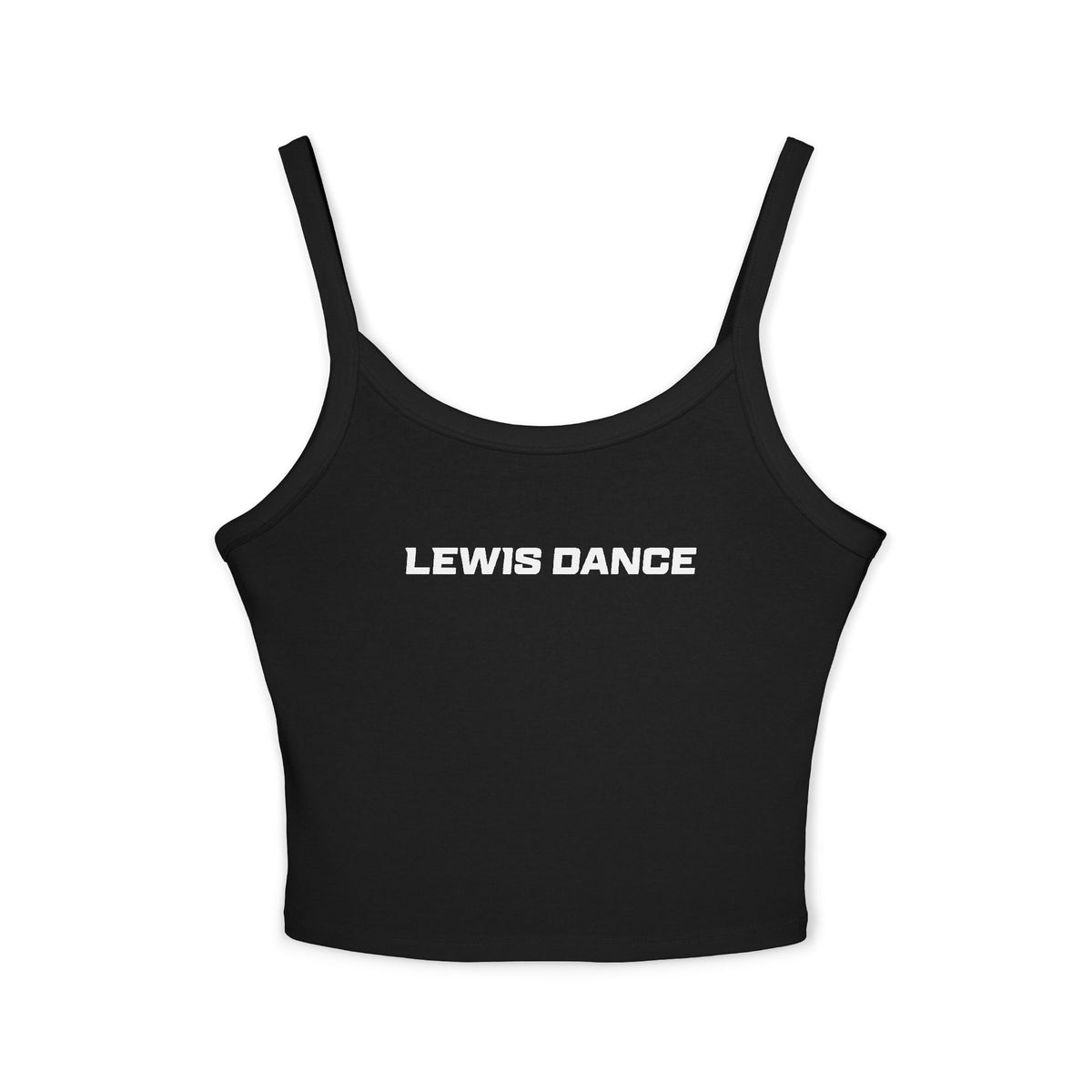 Lewis Dance Women's Cropped Spaghetti Strap Tank — Performance Practice Top