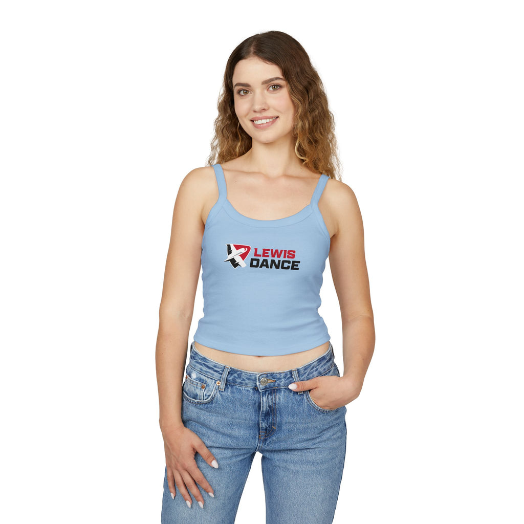 Lewis Dance Women's Cropped Spaghetti Strap Tank — Performance Practice Top