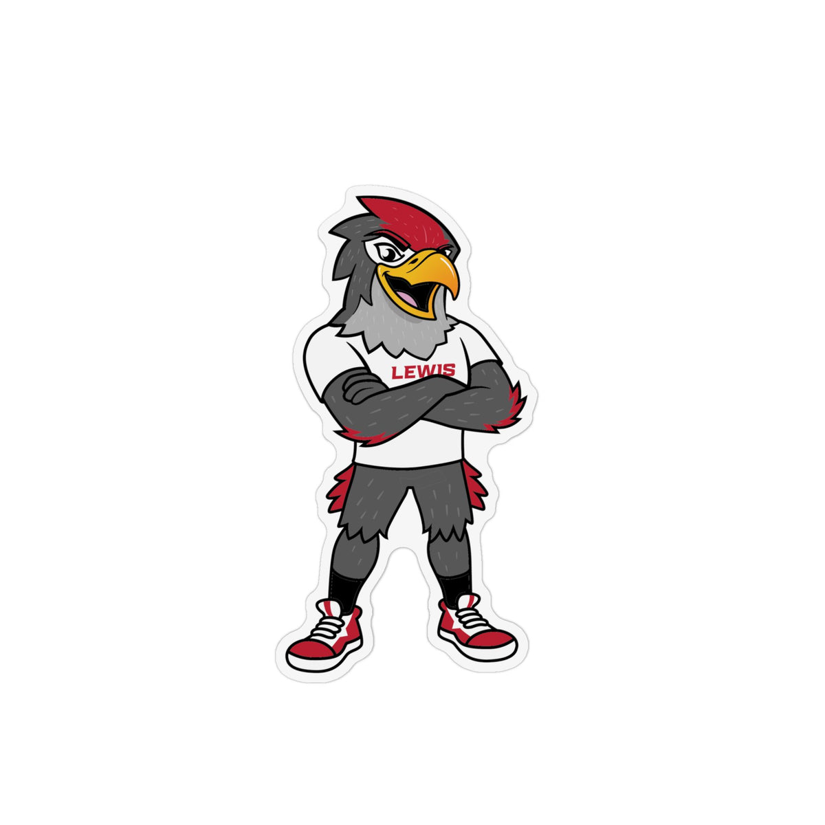 Personalized Lewis School Eagle Refrigerator Magnet
