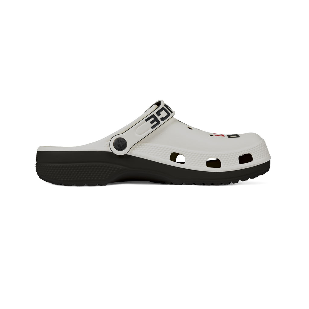Clogs — "Lewis Dance" Printed Foam Slip-Ons