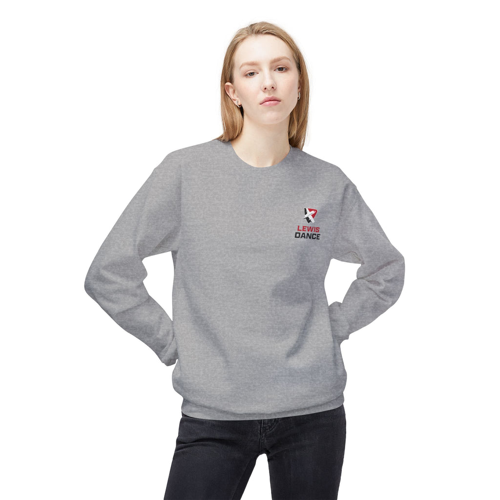 Lewis University Flyerettes Crewneck Sweatshirt — Women's Collegiate Dance Team Pullover