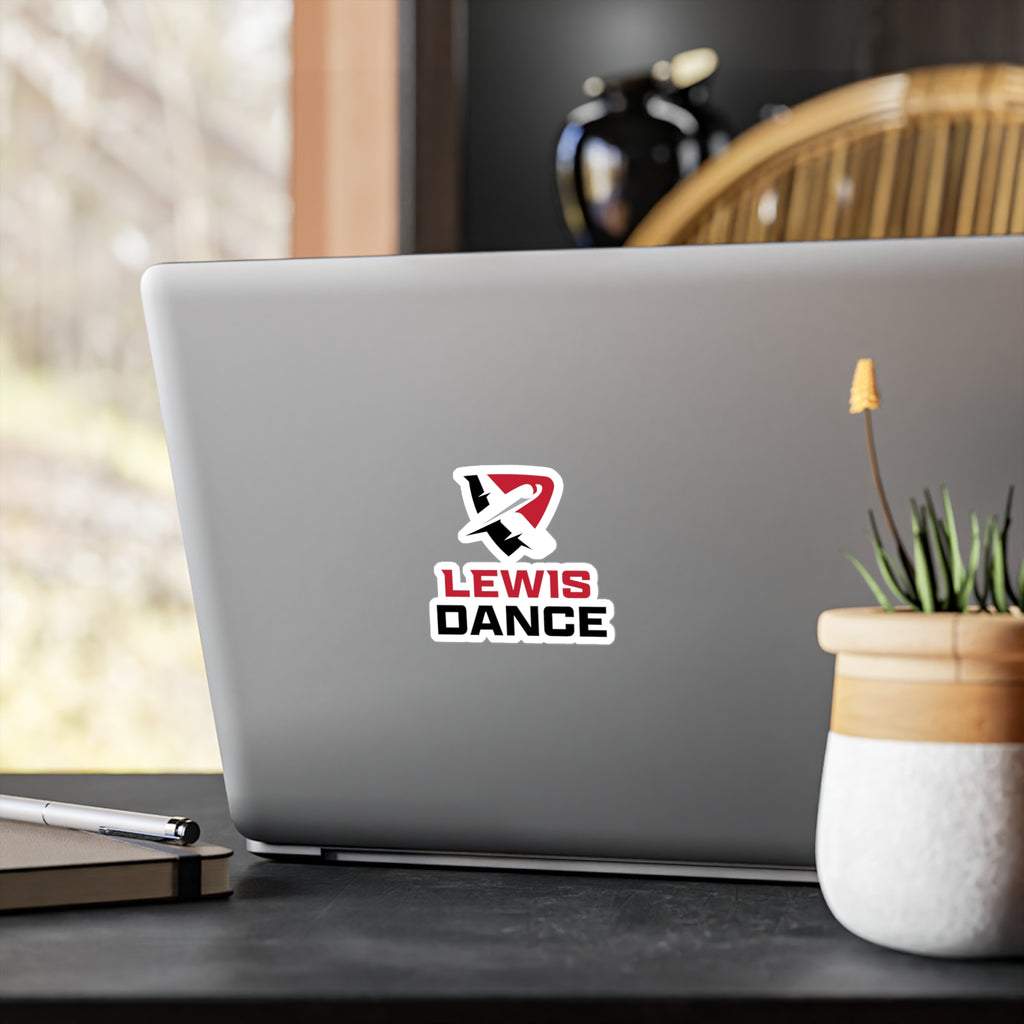 Lewis Dance Logo Sticker | Kiss-Cut Vinyl Decal