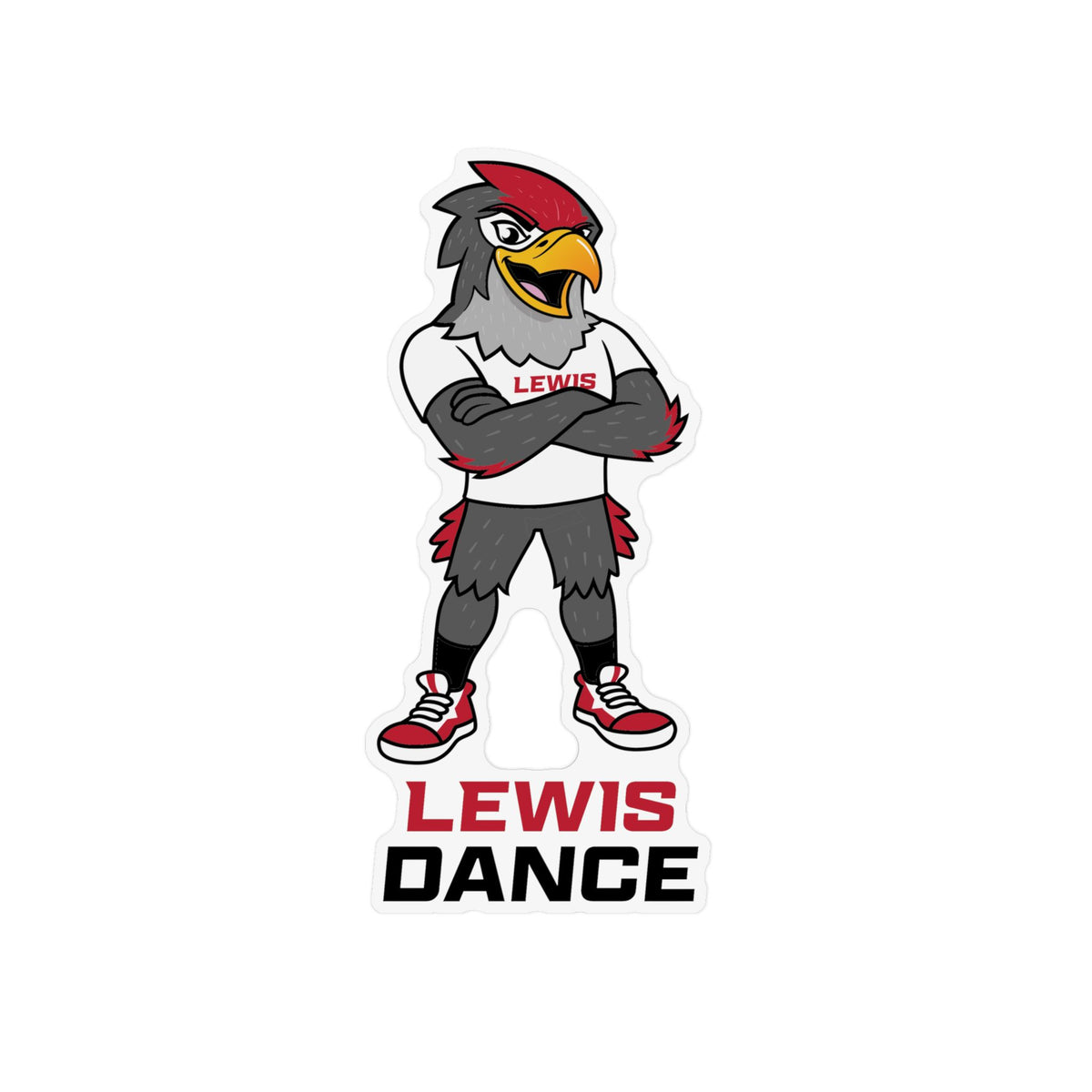 Personalized Lewis School Eagle Refrigerator Magnet