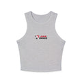 Flyerettes Script Logo Racer Tank Top | Lewis Dance Performance Crop Tank