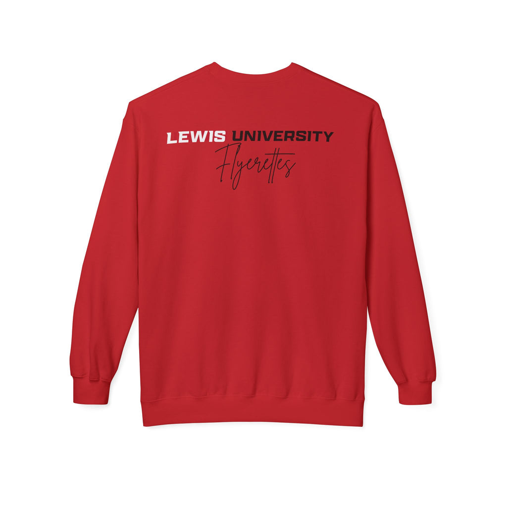 Lewis University Flyerettes Crewneck Sweatshirt — Women's Collegiate Dance Team Pullover