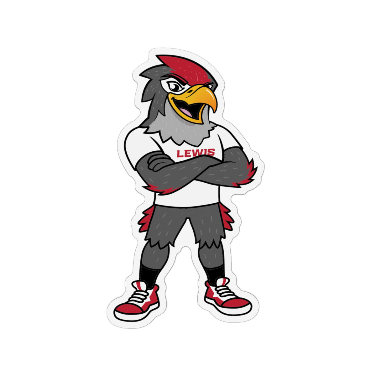 Personalized Lewis School Eagle Refrigerator Magnet