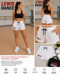 Lewis Dance Women's Casual Performance Shorts | Lightweight Team Spirit Activewear