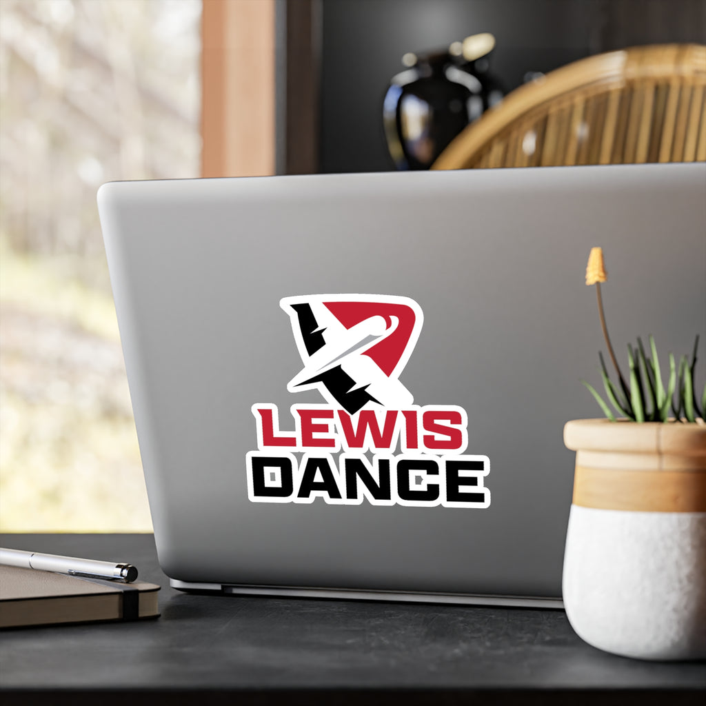 Lewis Dance Logo Sticker | Kiss-Cut Vinyl Decal