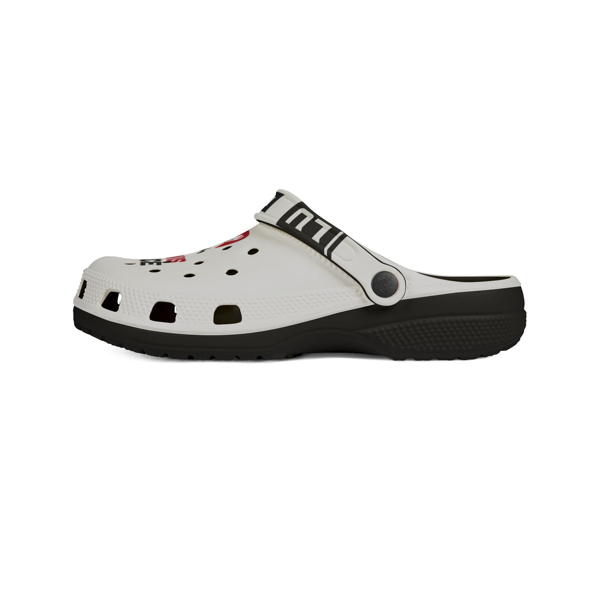 Clogs — "Lewis Dance" Printed Foam Slip-Ons