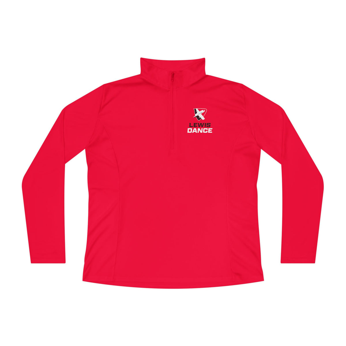 Lewis Dance Women's Quarter-Zip Performance Pullover | Lightweight Team Warm-Up Jacket