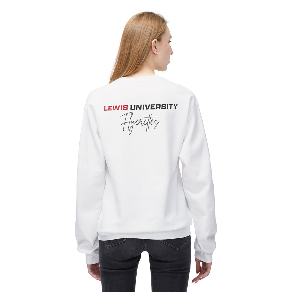 Lewis University Flyerettes Crewneck Sweatshirt — Women's Collegiate Dance Team Pullover