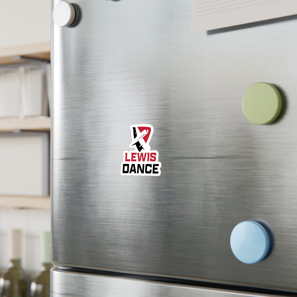 Lewis Dance Logo Sticker | Kiss-Cut Vinyl Decal