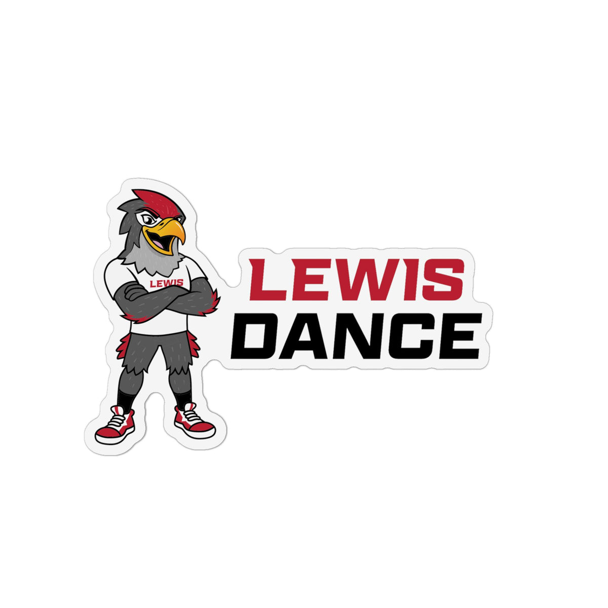 Personalized Lewis School Eagle Refrigerator Magnet