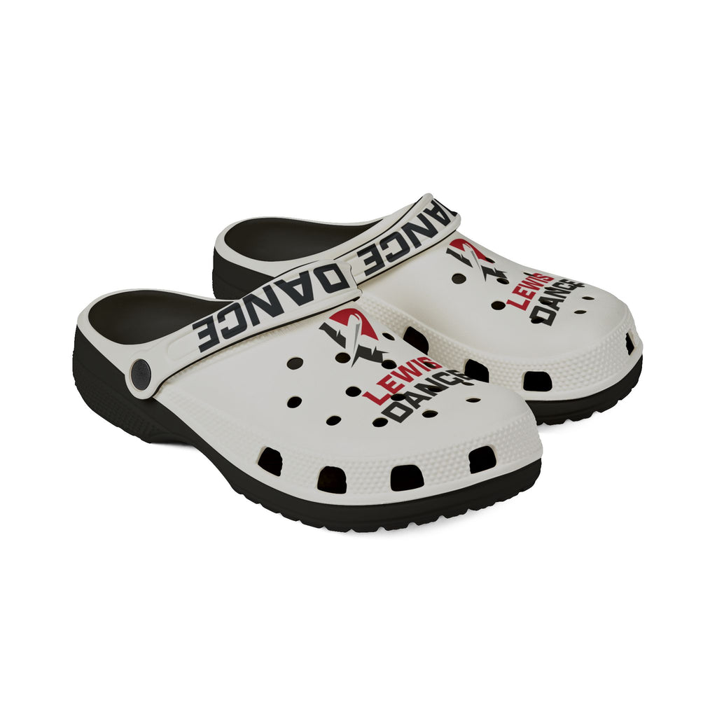 Clogs — "Lewis Dance" Printed Foam Slip-Ons
