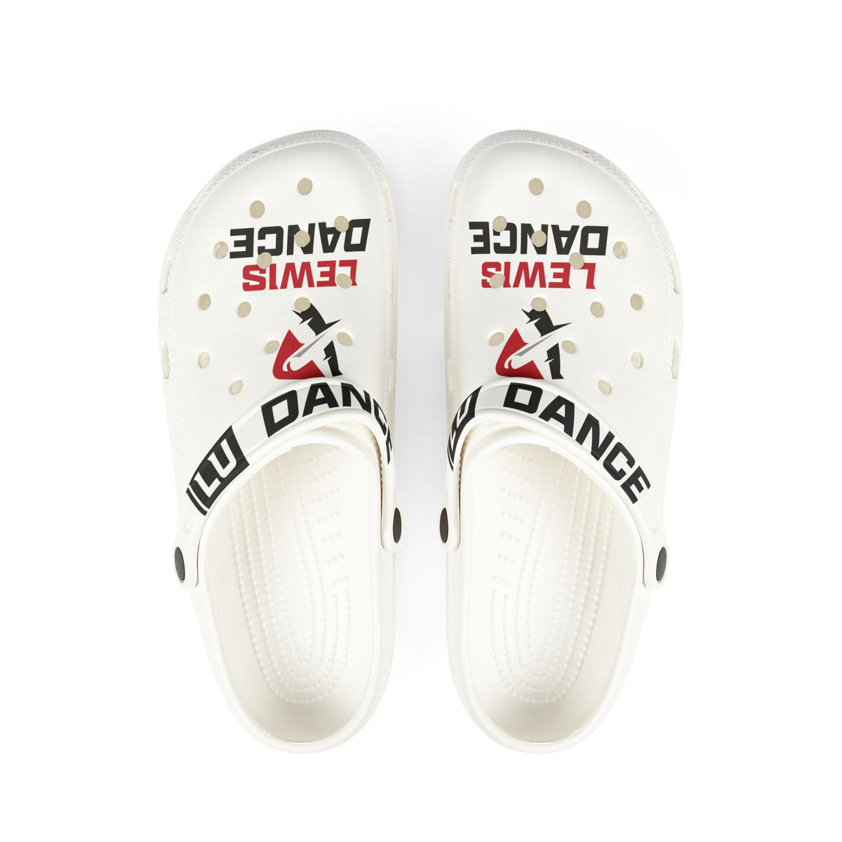 Clogs — "Lewis Dance" Printed Foam Slip-Ons
