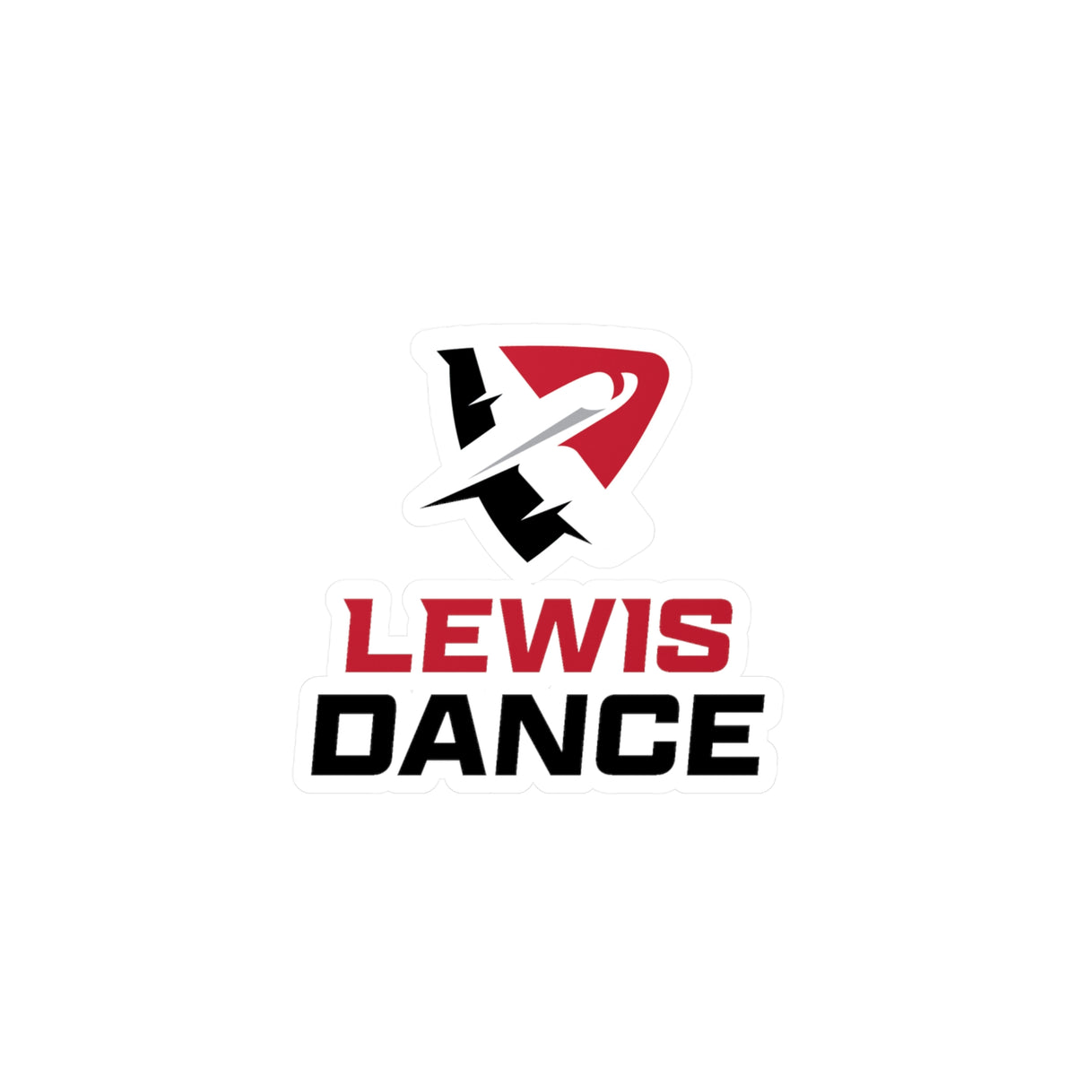 Lewis Dance Logo Sticker | Kiss-Cut Vinyl Decal