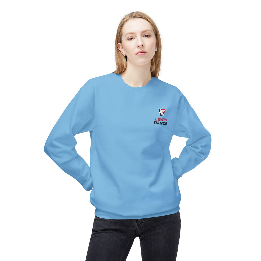 Lewis University Flyerettes Crewneck Sweatshirt — Women's Collegiate Dance Team Pullover