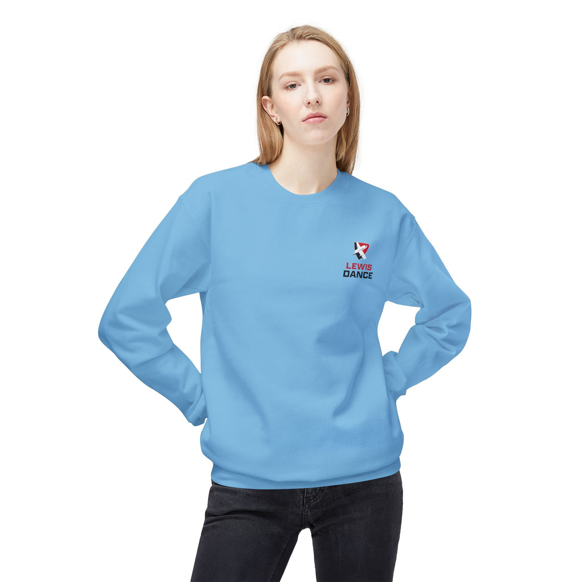 Lewis University Flyerettes Crewneck Sweatshirt — Women's Collegiate Dance Team Pullover