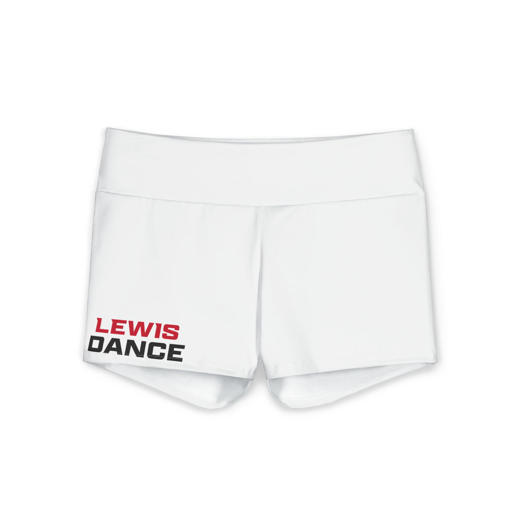 Dance Team Yoga Shorts — "LEWIS DANCE" Performance Women's Shorts
