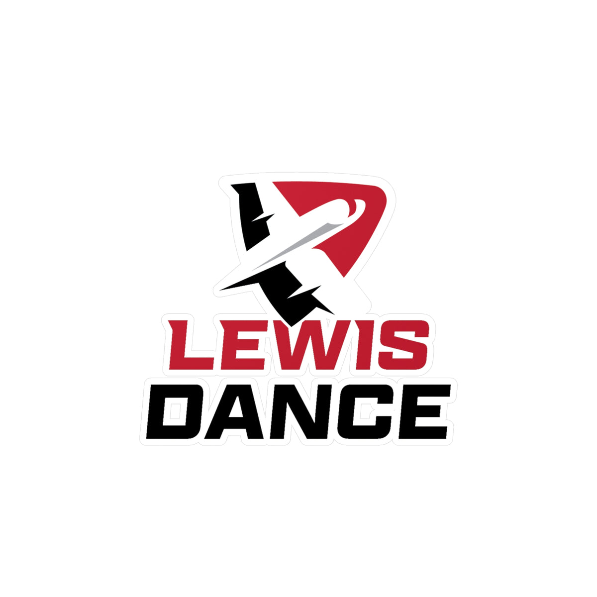 Lewis Dance Logo Sticker | Kiss-Cut Vinyl Decal
