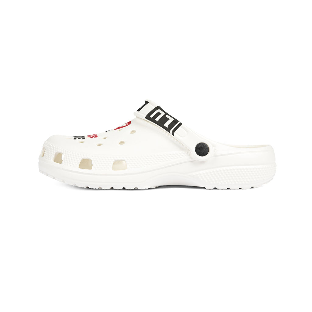 Clogs — "Lewis Dance" Printed Foam Slip-Ons