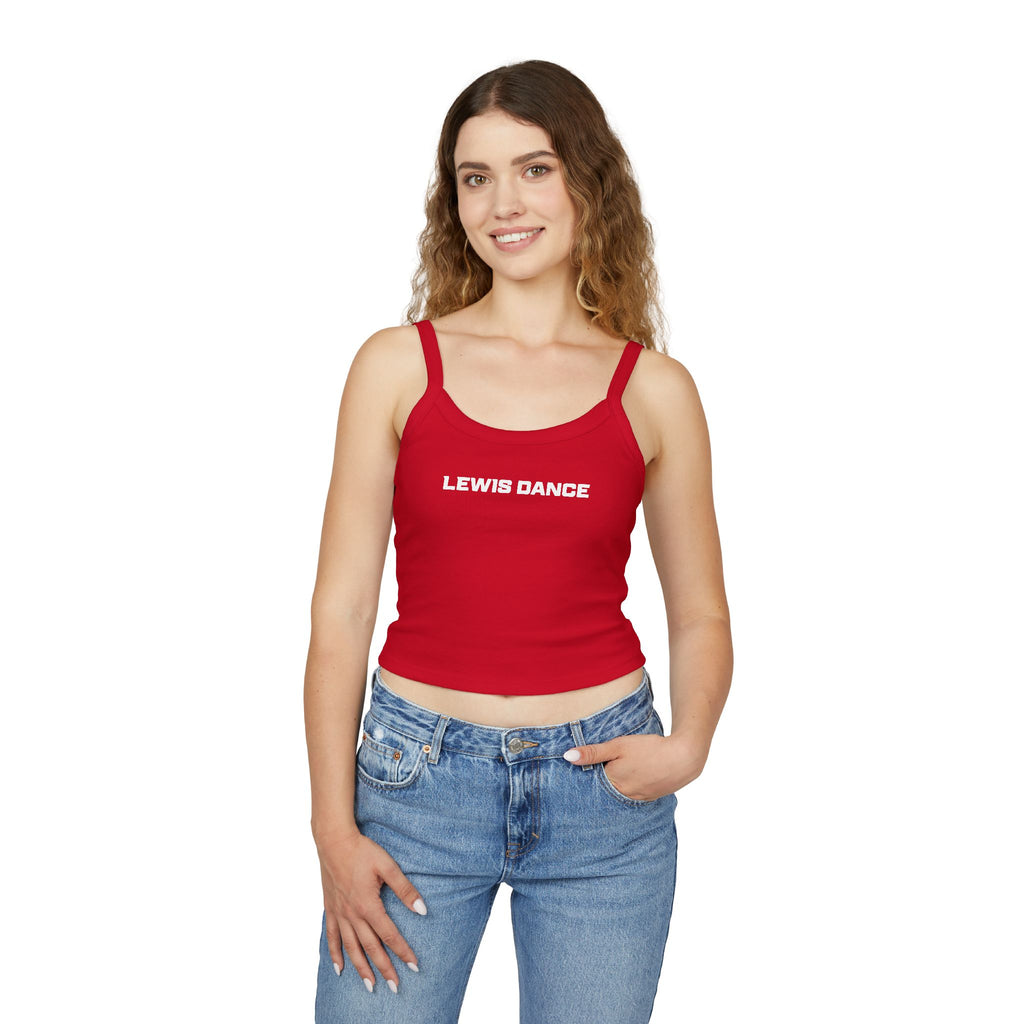 Lewis Dance Women's Cropped Spaghetti Strap Tank — Performance Practice Top
