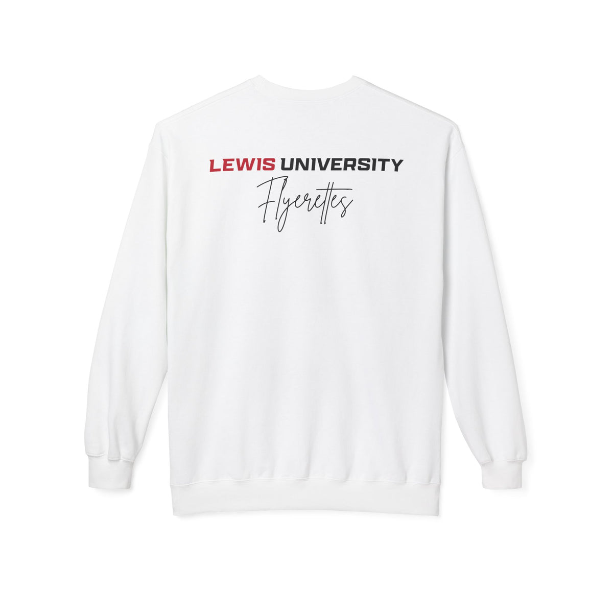 Lewis University Flyerettes Crewneck Sweatshirt — Women's Collegiate Dance Team Pullover