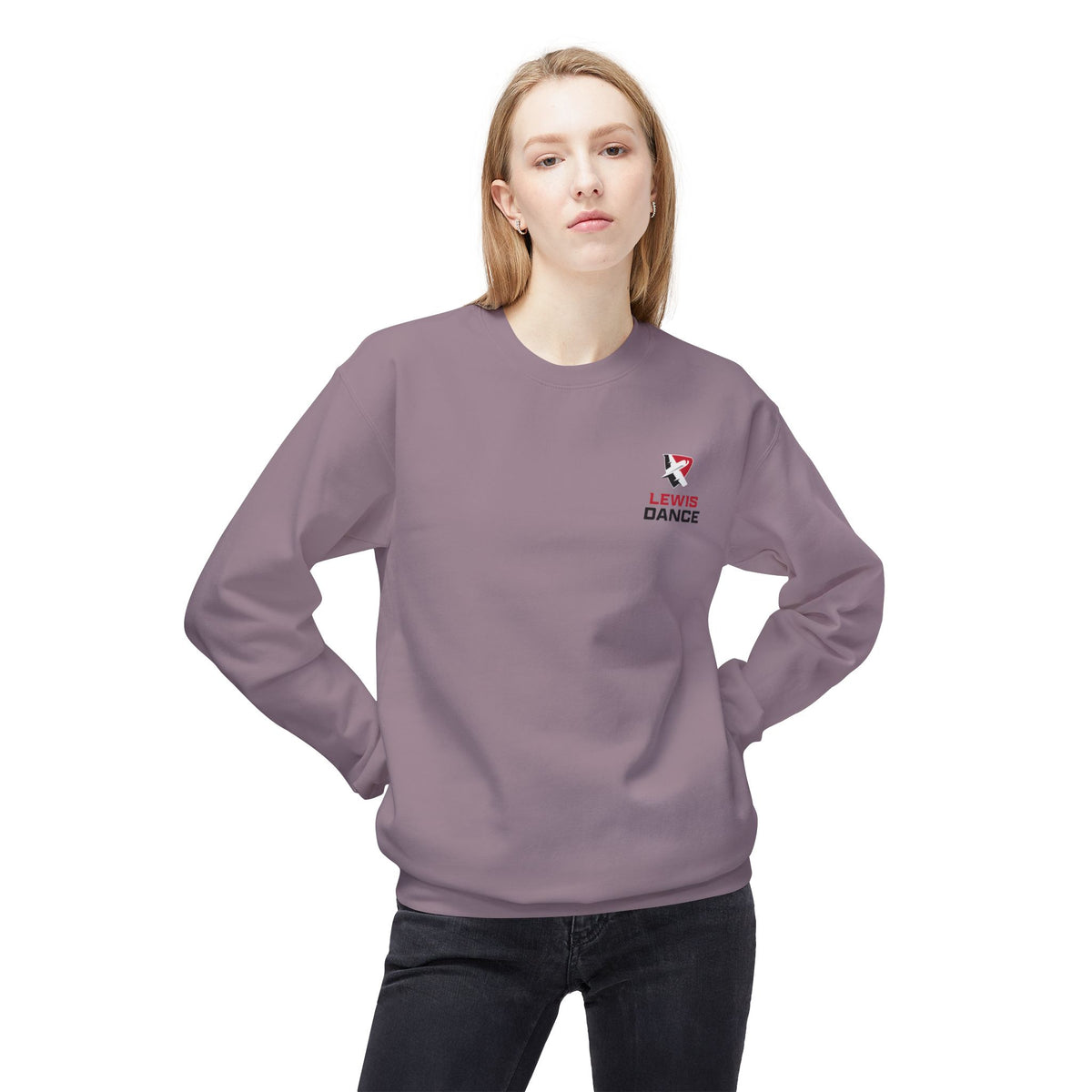 Lewis University Flyerettes Crewneck Sweatshirt — Women's Collegiate Dance Team Pullover