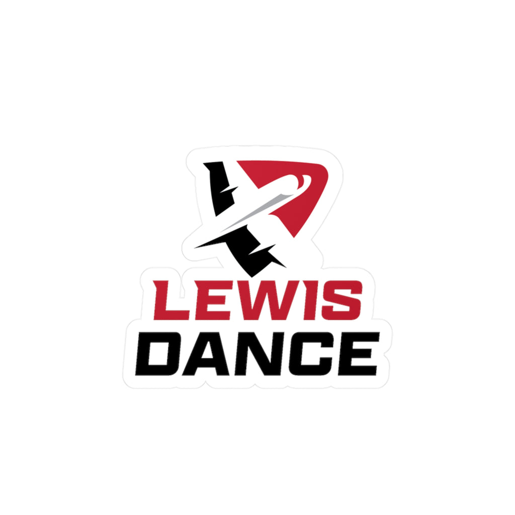 Lewis Dance Logo Sticker | Kiss-Cut Vinyl Decal