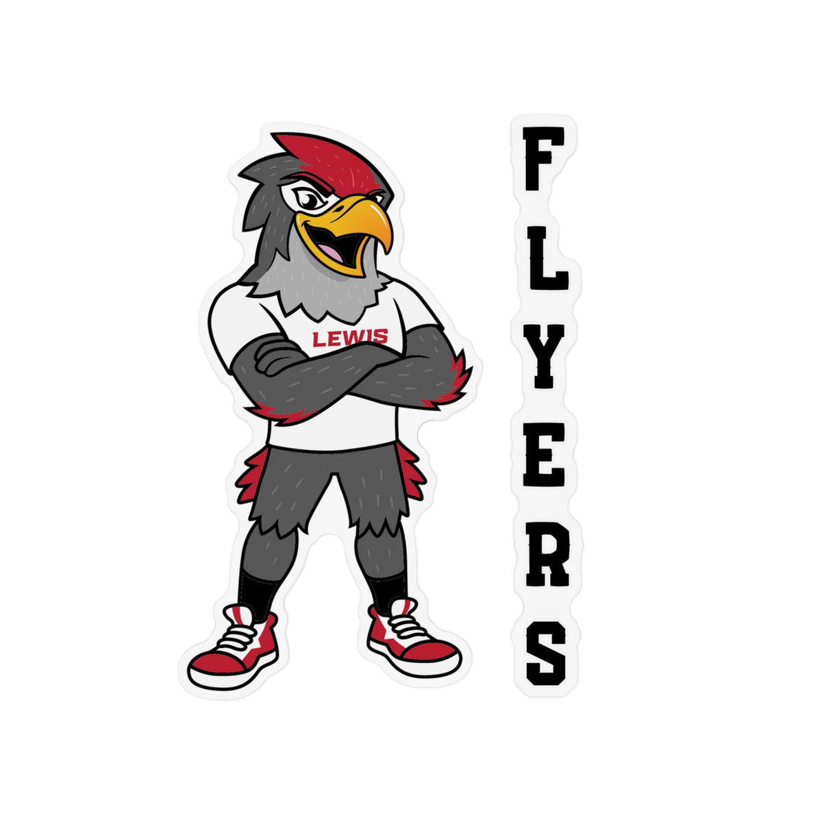Personalized Lewis School Eagle Refrigerator Magnet