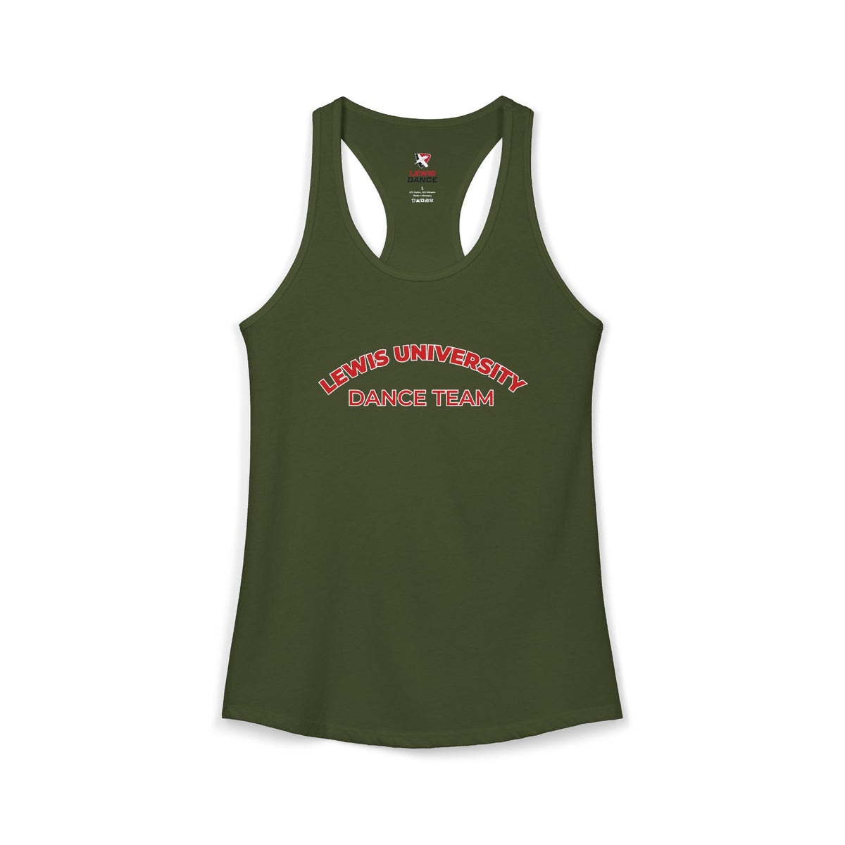 Lewis University Dance Team Women's Ideal Racerback Tank