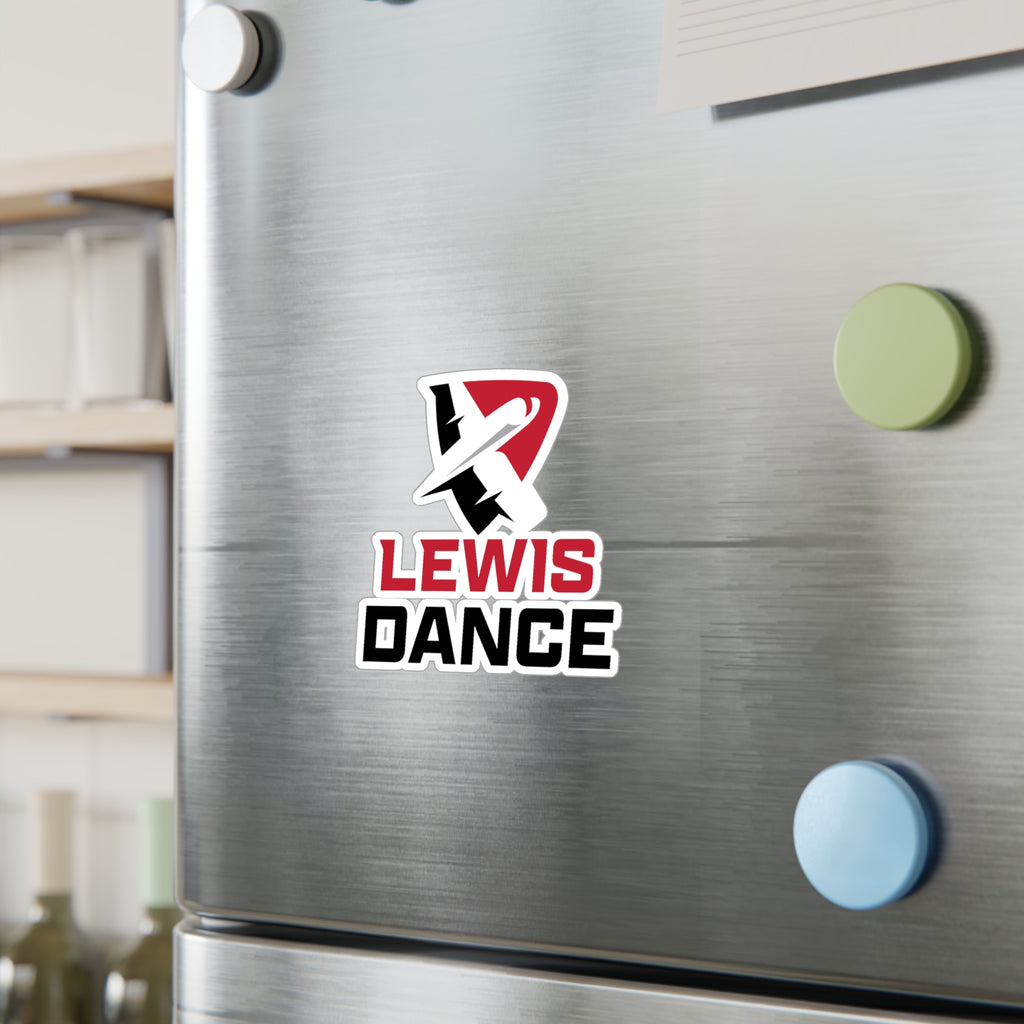 Lewis Dance Logo Sticker | Kiss-Cut Vinyl Decal