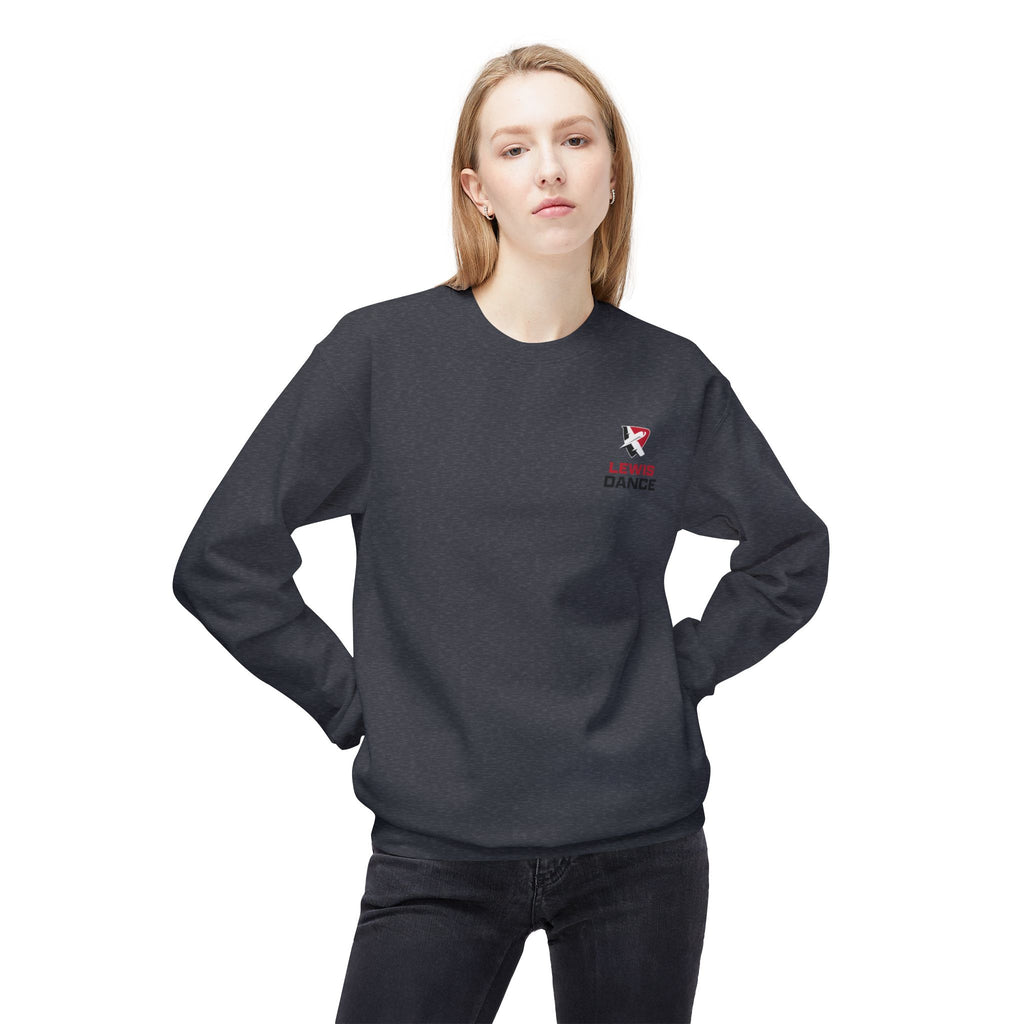 Lewis University Flyerettes Crewneck Sweatshirt — Women's Collegiate Dance Team Pullover